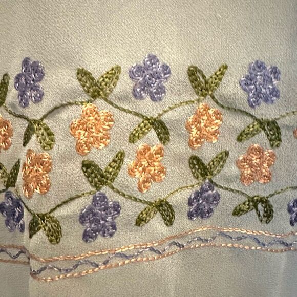 Embroidered Light Scarf - Picture 2 of 5